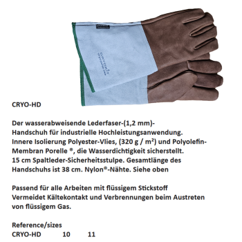 Preview: KRYOKIT CRYO-HD Kälteschutzhandschuhe